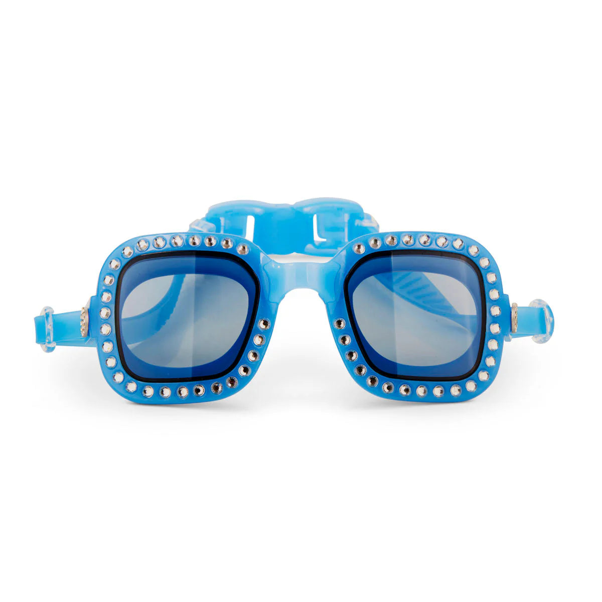 Gafas de natación - Con click - Azul y brillantes