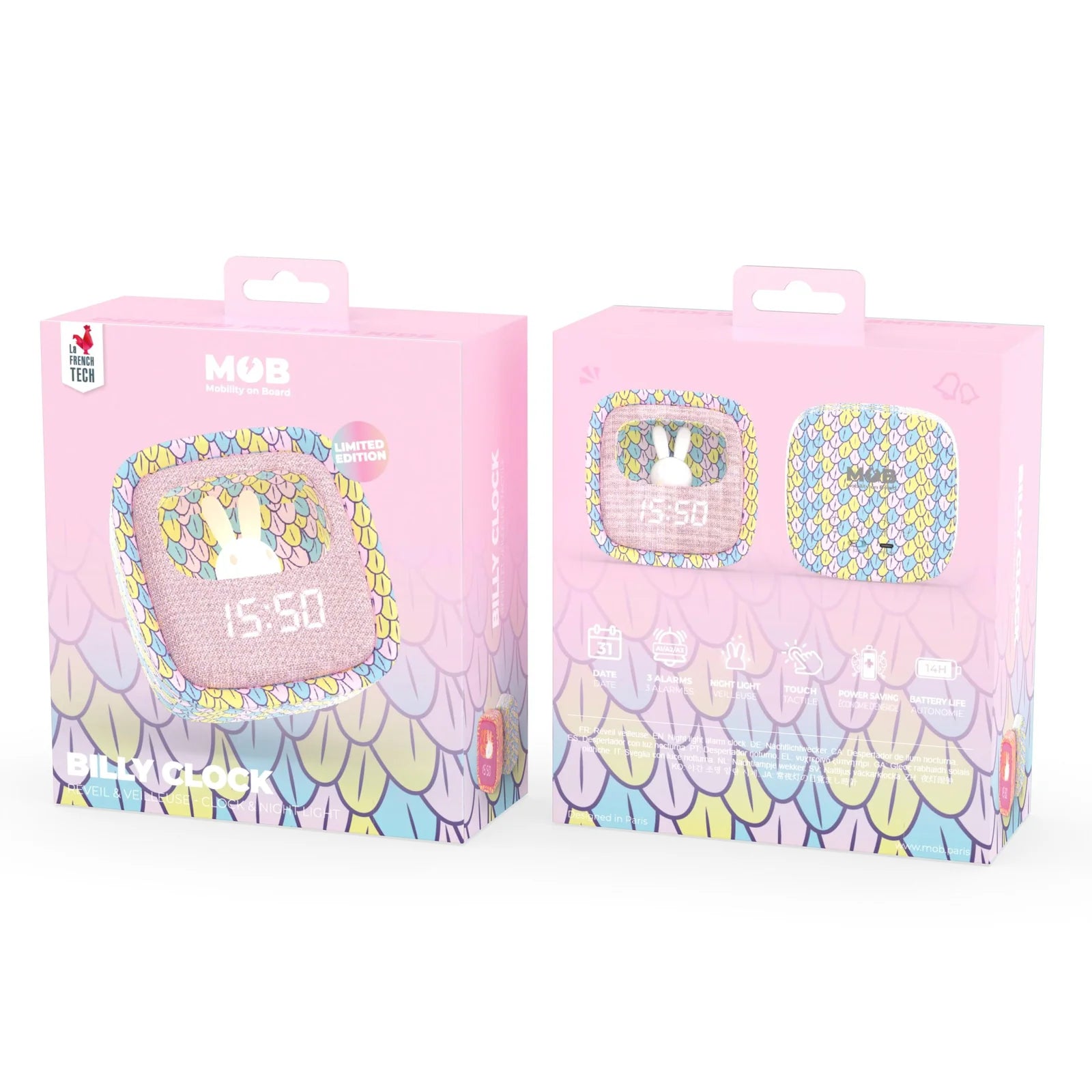 Reloj Despertador - Luz de noche - Sirena EDICIÓN LIMITADA