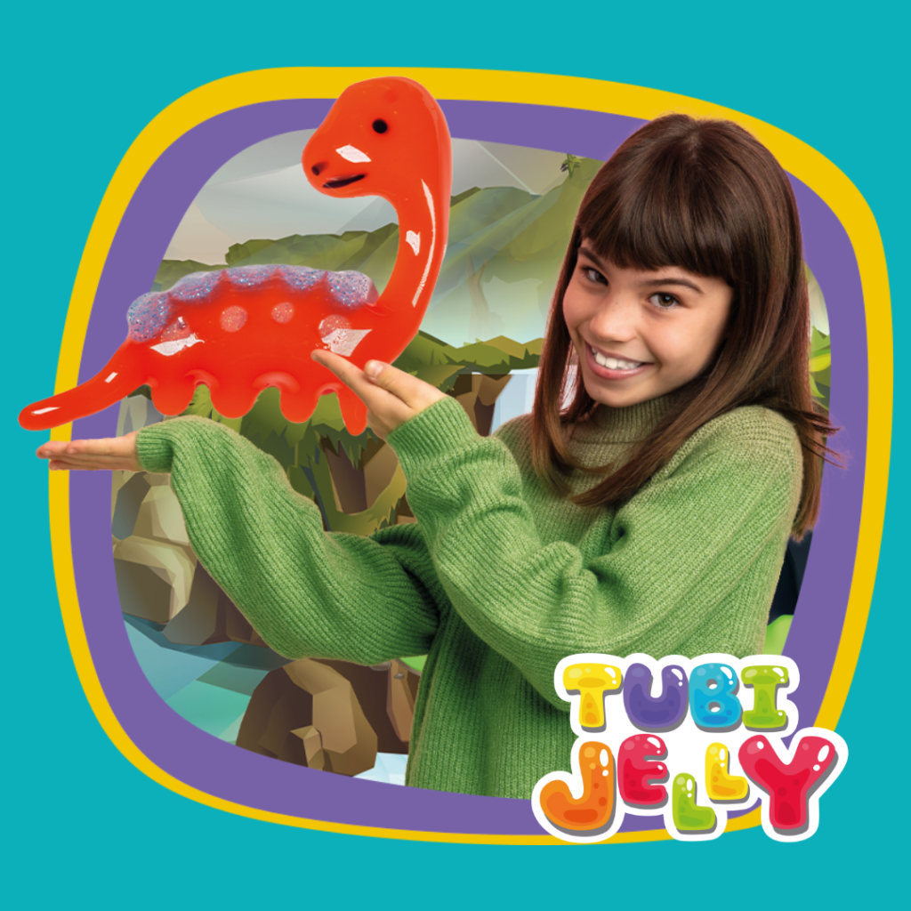Set de gelatina en tubo + acuario - Unicornios (6 colores)