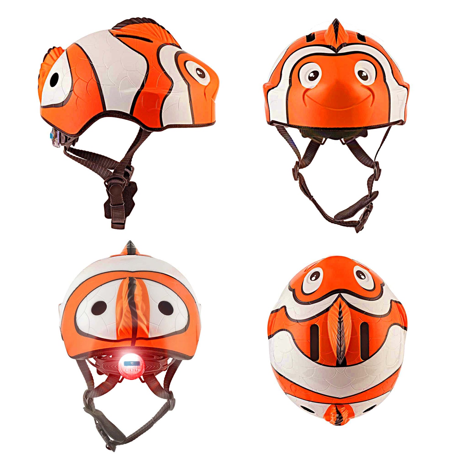 Casco divertido - Pez Payaso naranja