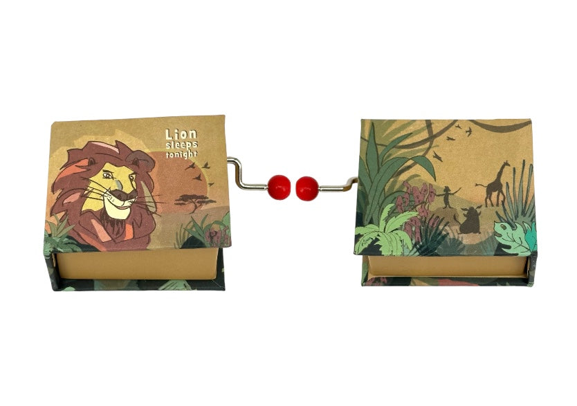 Cajita musical - Lion sleeps tonight