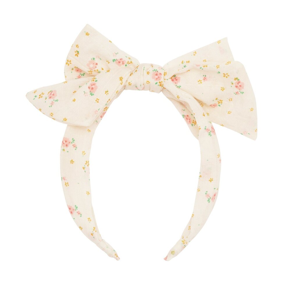 Diadema - Beige con Flores
