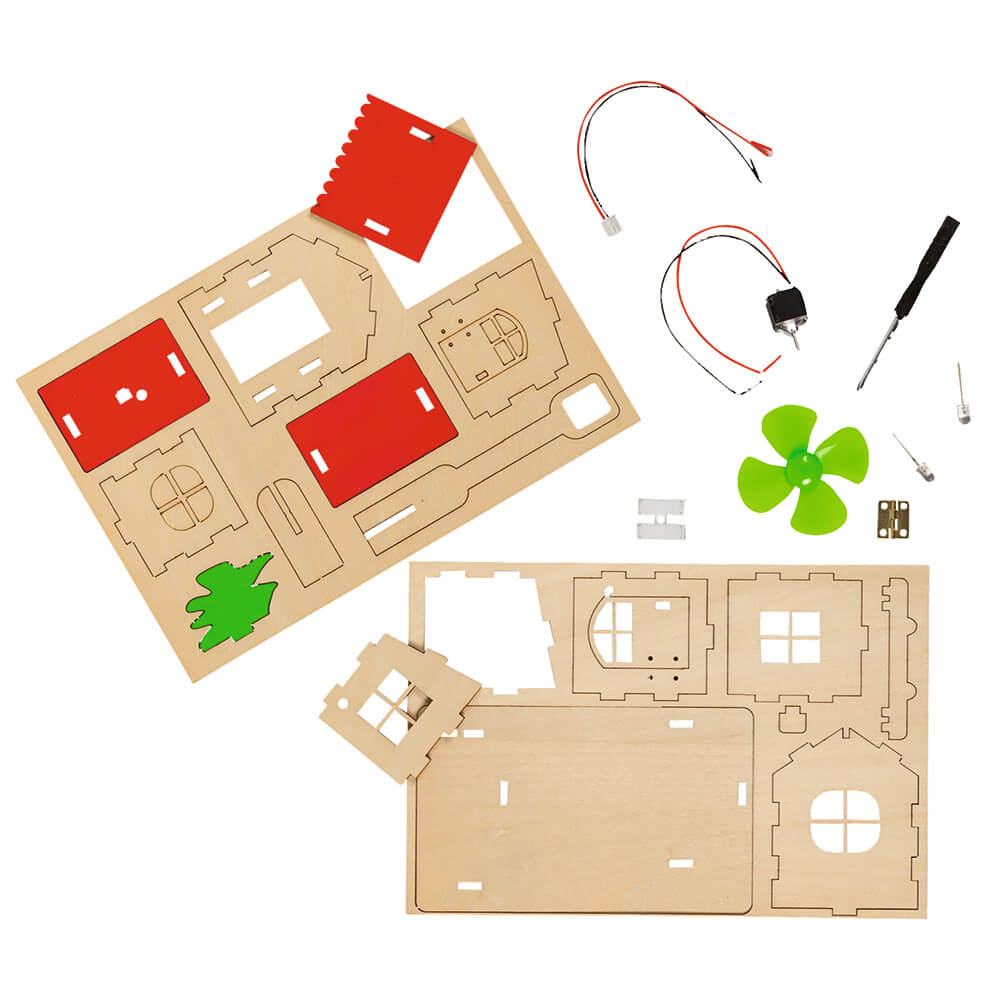 Kit Casita con Turbina Eólica