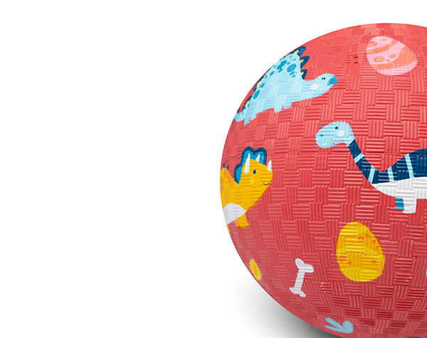 Pelota de goma - Dinos Rojo