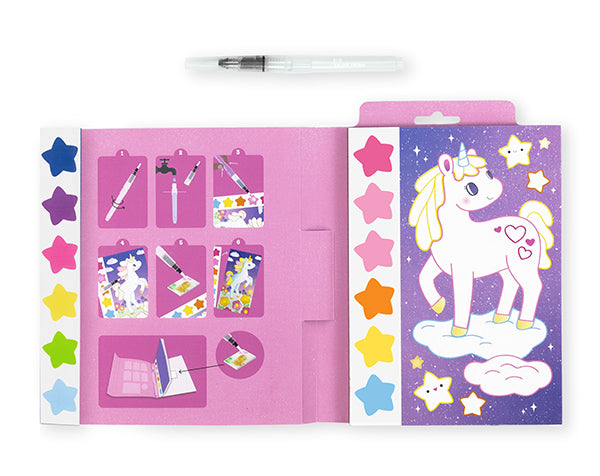 Set de pintura acuarela - Unicornios