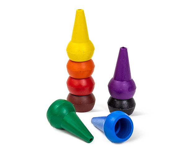 Ceras gordas para dedo - Colores arcoiris