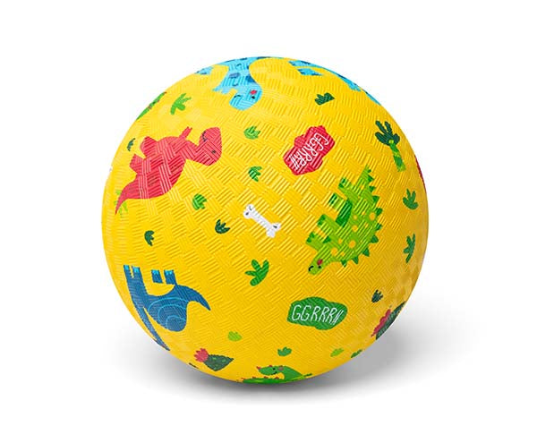 Pelota de goma - Dinos Amarillo