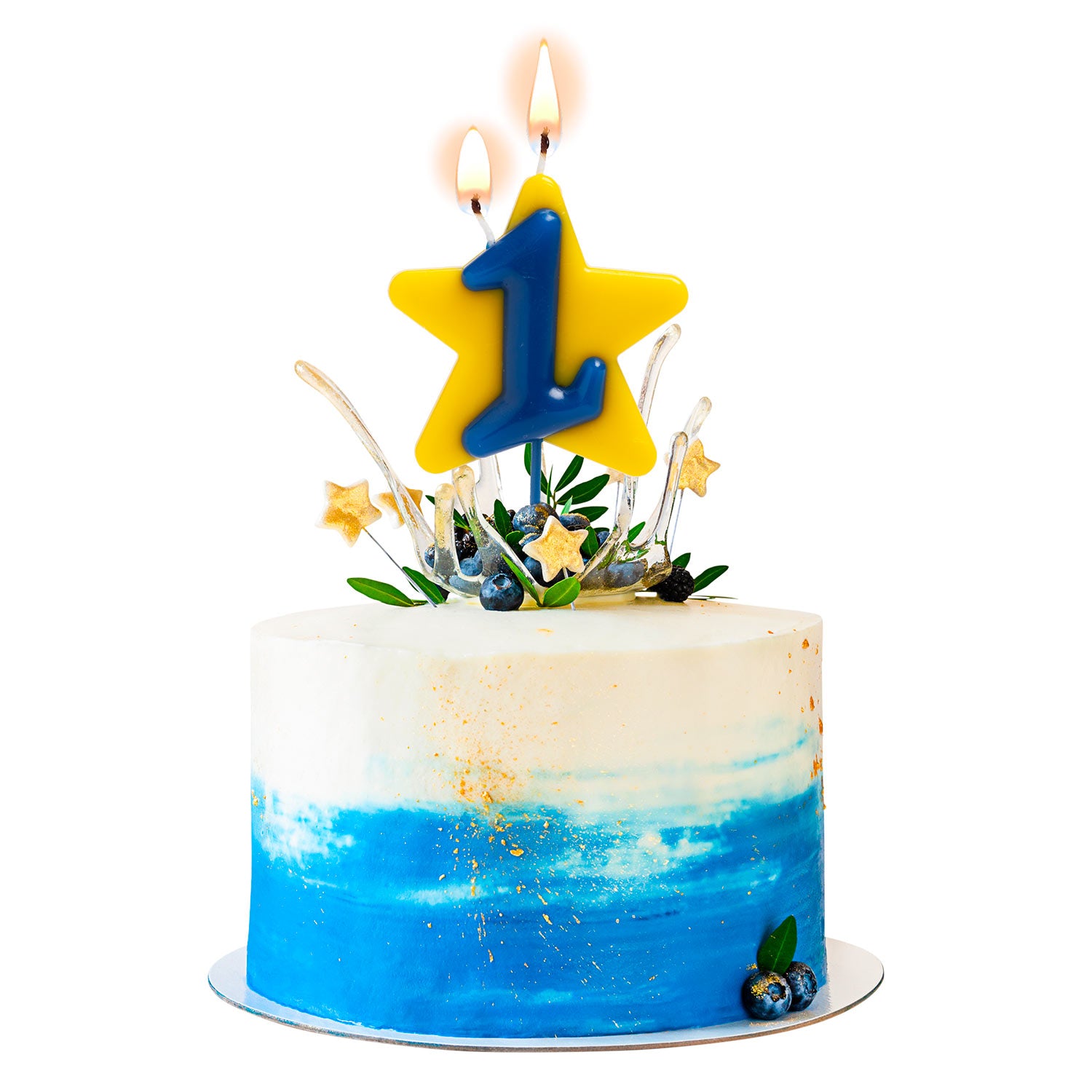 Vela Solidaria Cumpleaños - Doble deseo Estrella