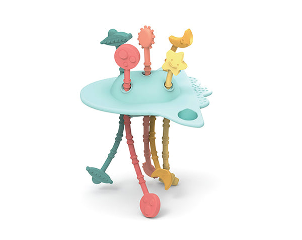 Juguete Sensorial mordedor - Planetas Silicona (3 colores)