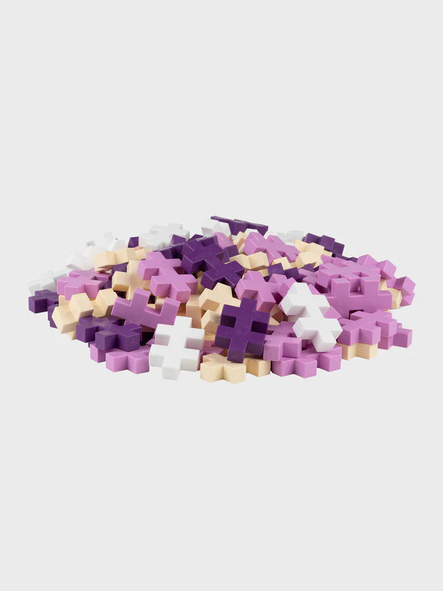 Plus Plus - BIG - Cubo - Mix Morado y Amarillo (100 piezas)