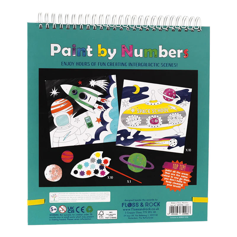 Pinta por números - Espacio