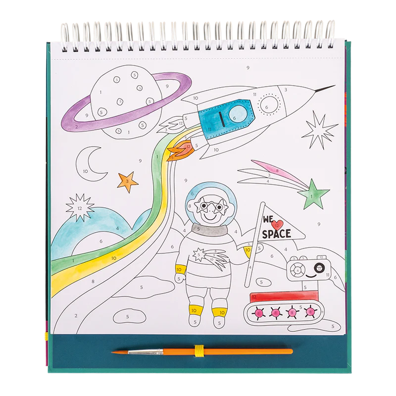 Pinta por números - Espacio