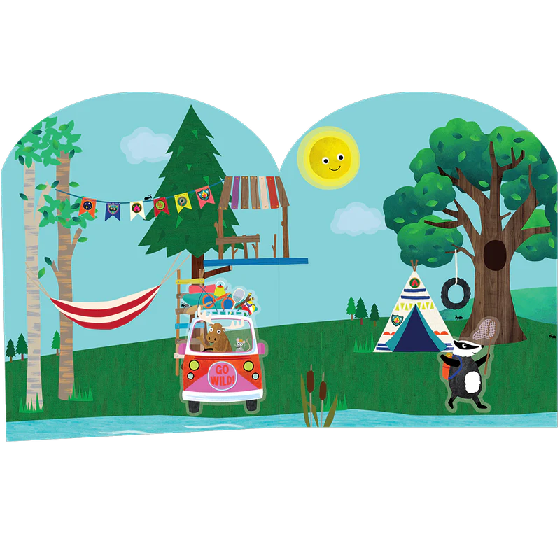 Juego y Pegatinas reutilizables - Aventura