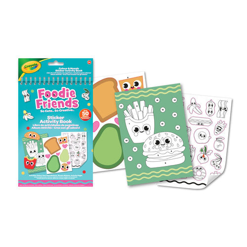 Libro de actividades con Pegatinas - Comida