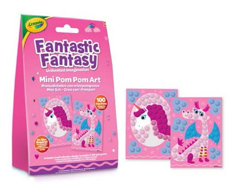 Mini set crea con pompones - Fantasía