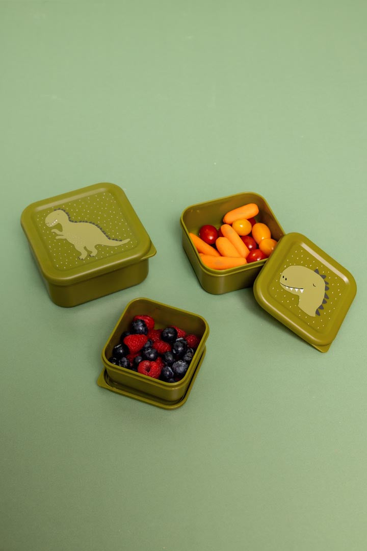 Caja merienda - Dino (set de 3)