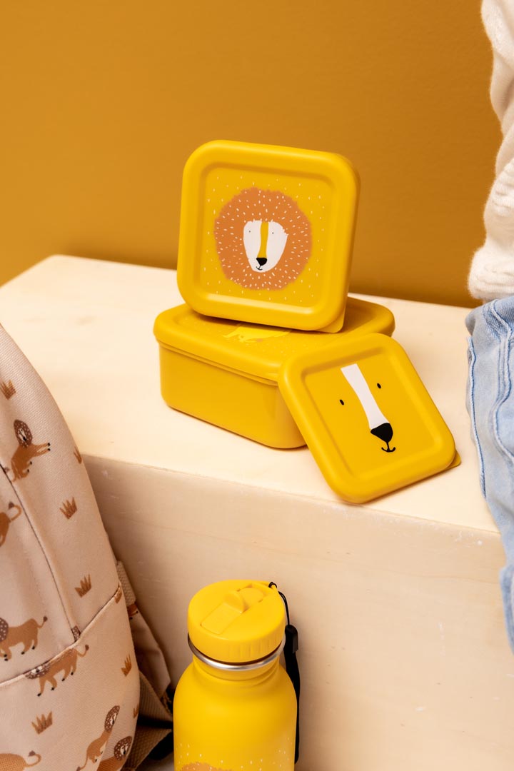 Caja merienda - León (set de 3)