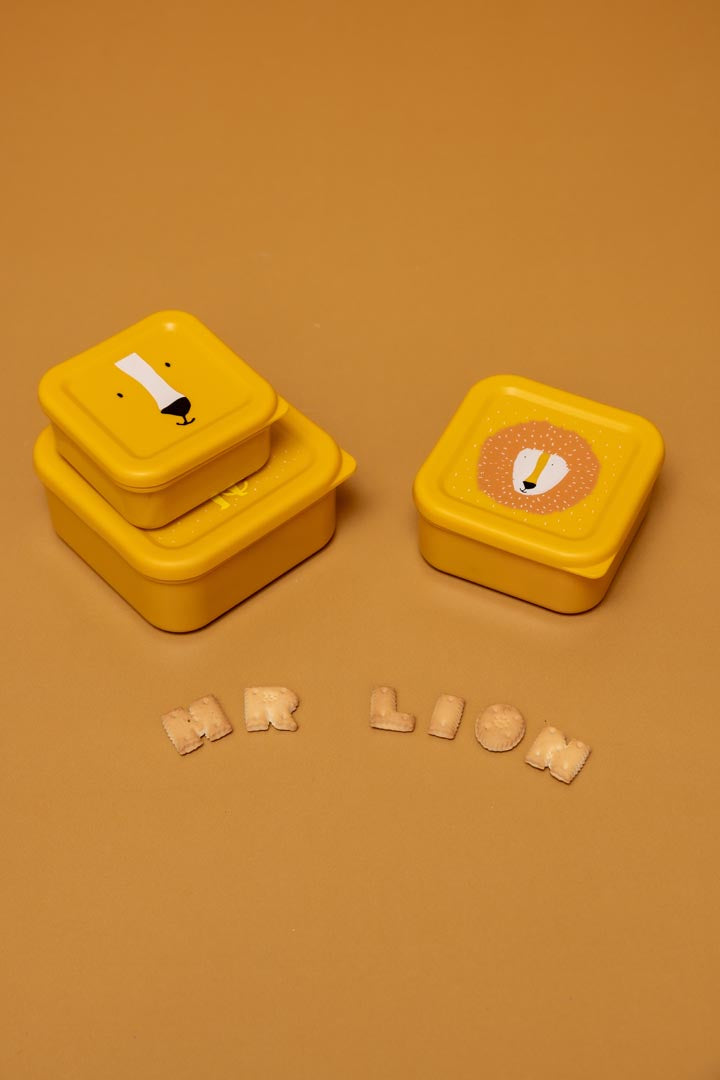 Caja merienda - León (set de 3)