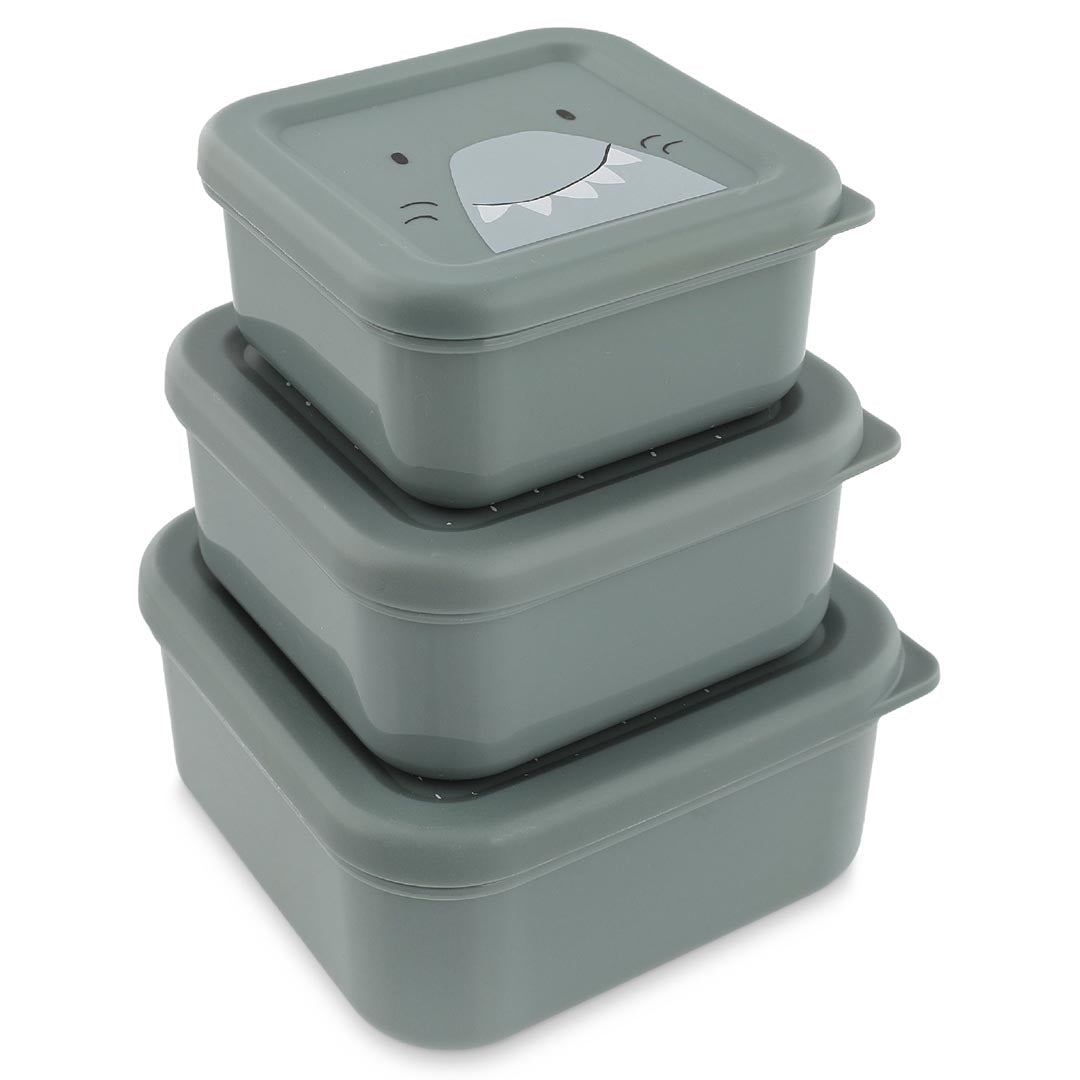 Caja merienda - Shark (set de 3)
