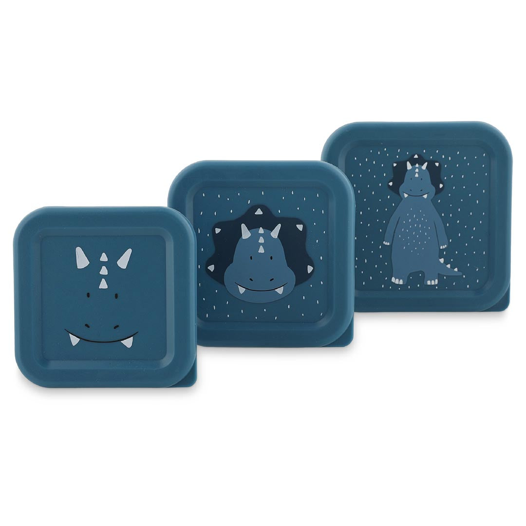 Caja merienda - Triceratops (set de 3)