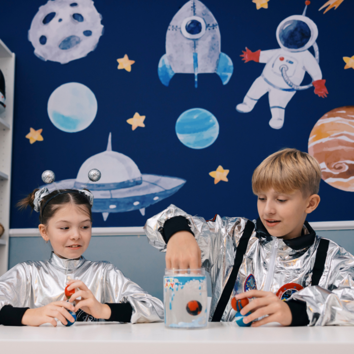 Set de gelatina en tubo - Planetas 3D