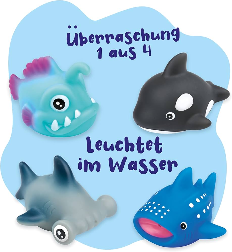 Juguetes Luminosos para la Bañera - Animales marinos