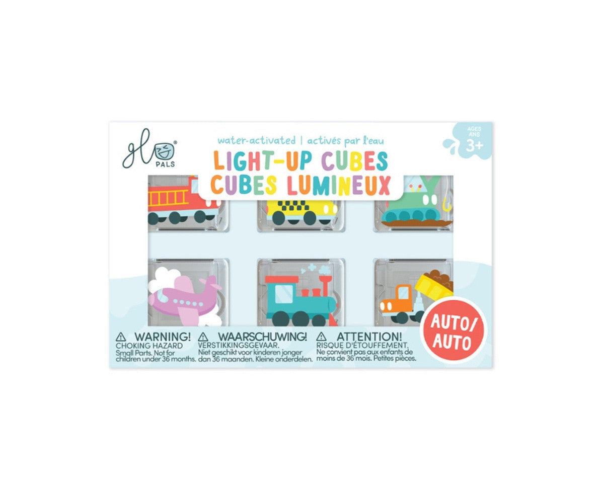 Glo Pals – Luces Sensoriales para el Baño - Set de 4 cubos temáticos EDICIÓN LIMITADA