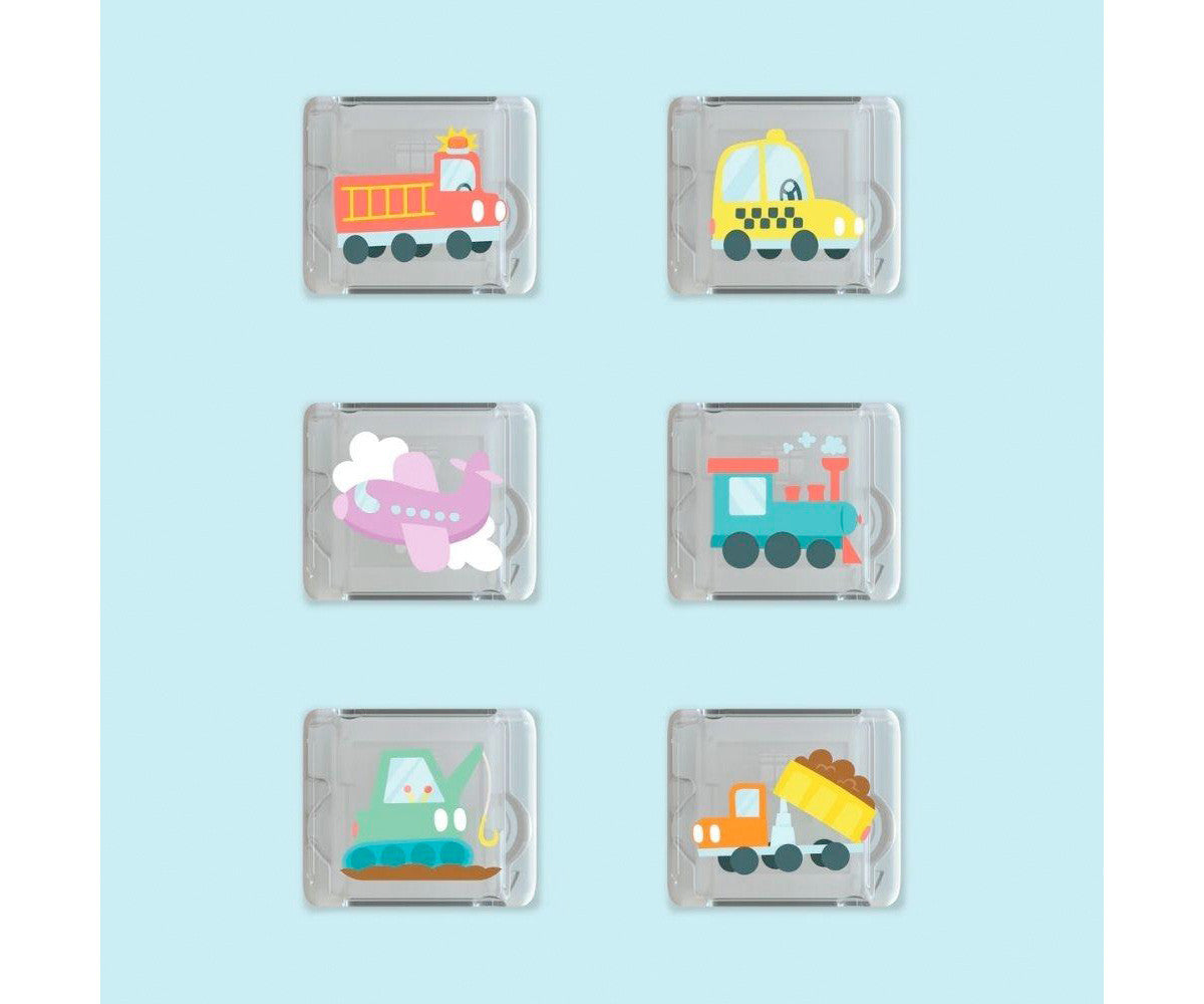 Glo Pals – Luces Sensoriales para el Baño - Set de 4 cubos temáticos EDICIÓN LIMITADA