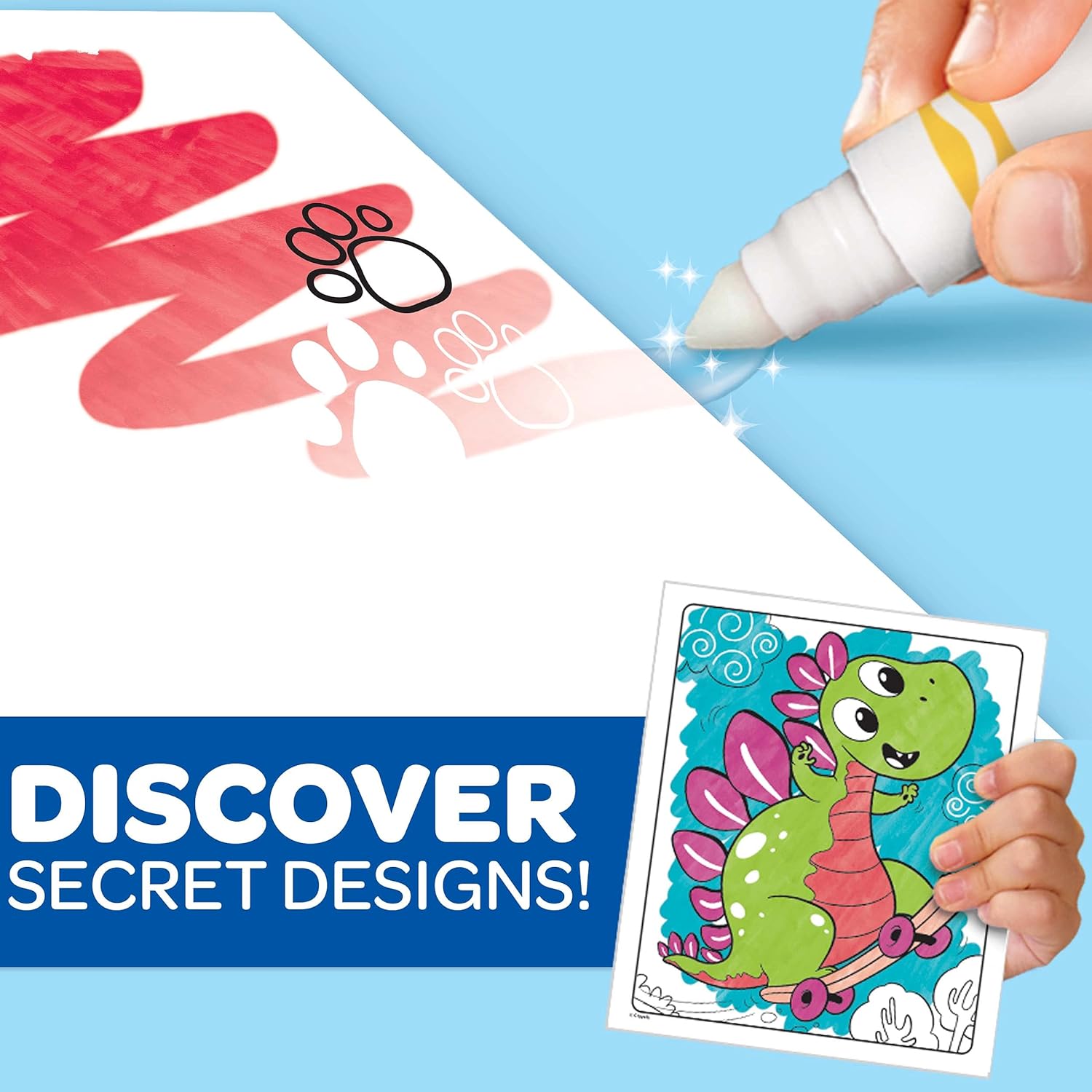 Colorea sin Manchas - Amigos Dinosaurios