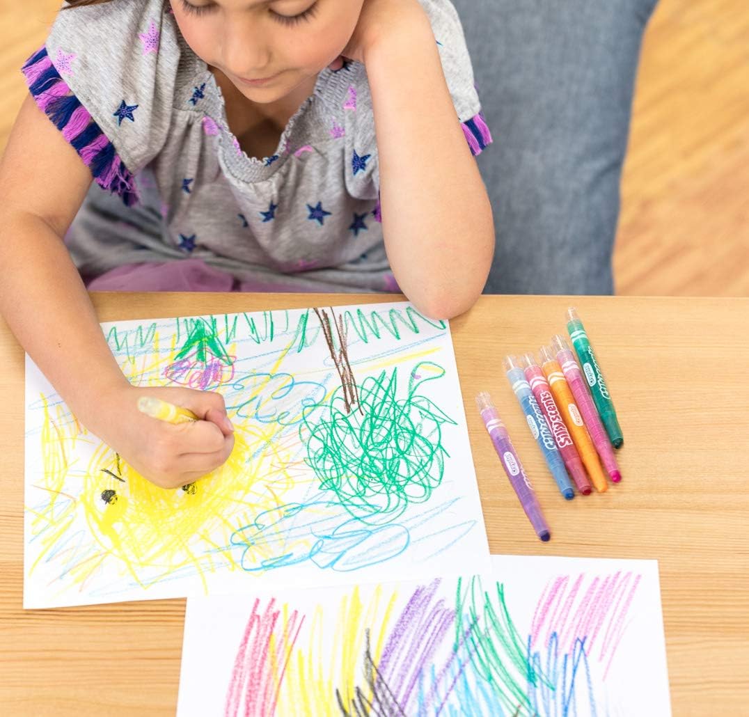 Ceras gira y colorea - Perfumadas (12 ud.)