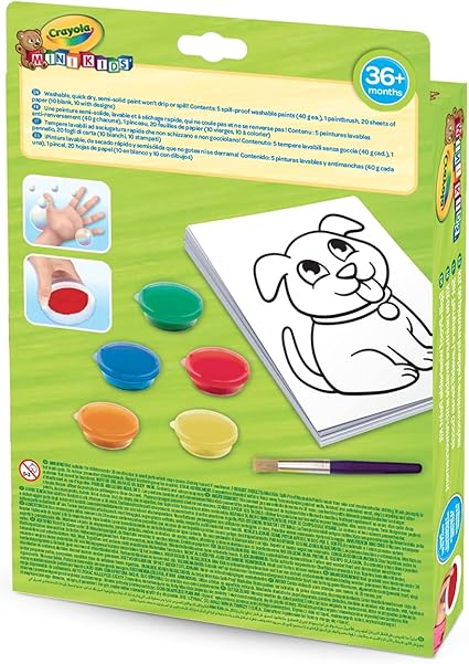 Set de témperas lavables - Anti derrames