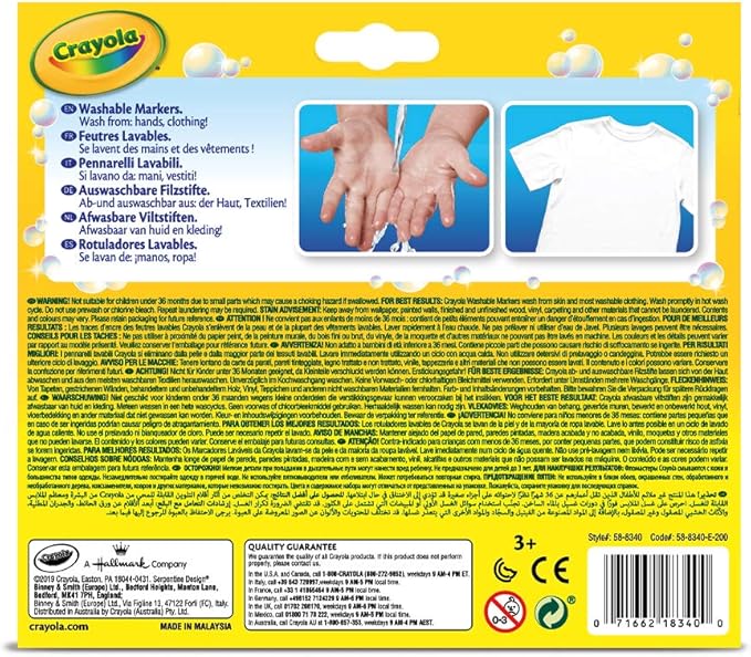 Rotuladores SÚPER LAVABLES maxi punta (12ud.)