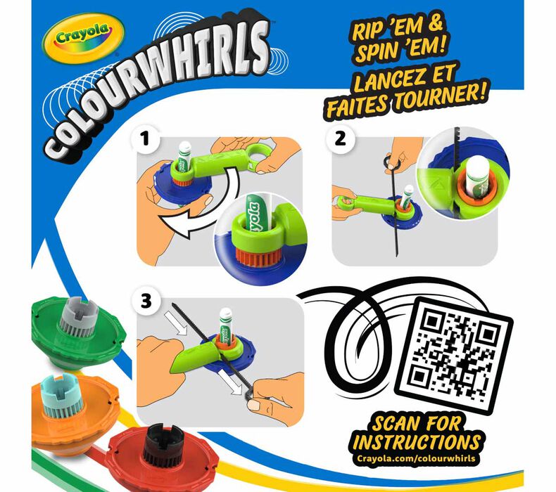 Crea Remolinos de colores - Colourwhirls (colores surtidos)