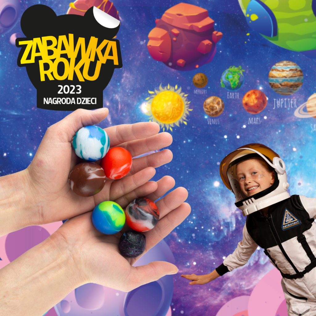 Set de gelatina en tubo - Planetas 3D