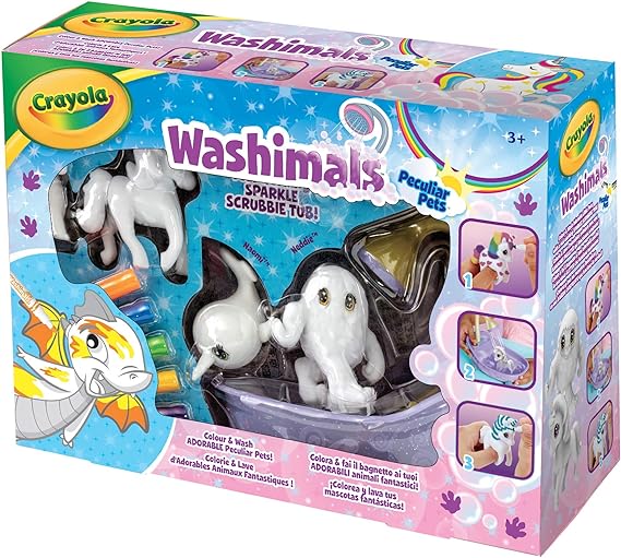 Set 4 figuras - Washimals Animalitos Fantásticos