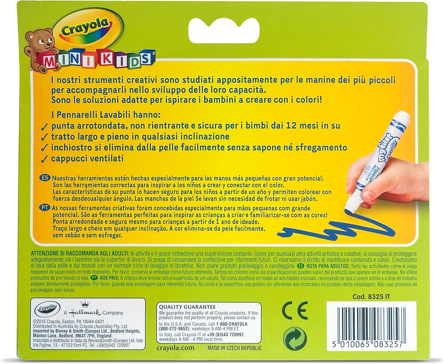 Rotuladores lavables (12 unid.) - Bebés