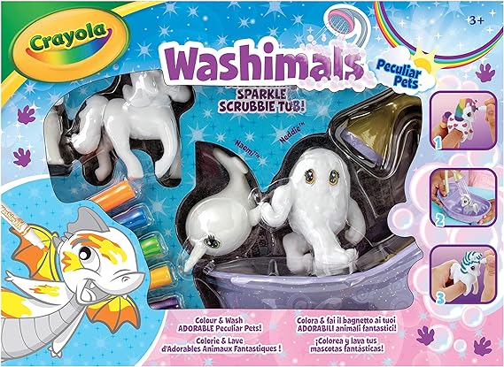 Set 4 figuras - Washimals Animalitos Fantásticos