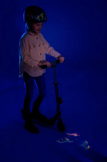 Luz de patinete/Proyector - Unicornios