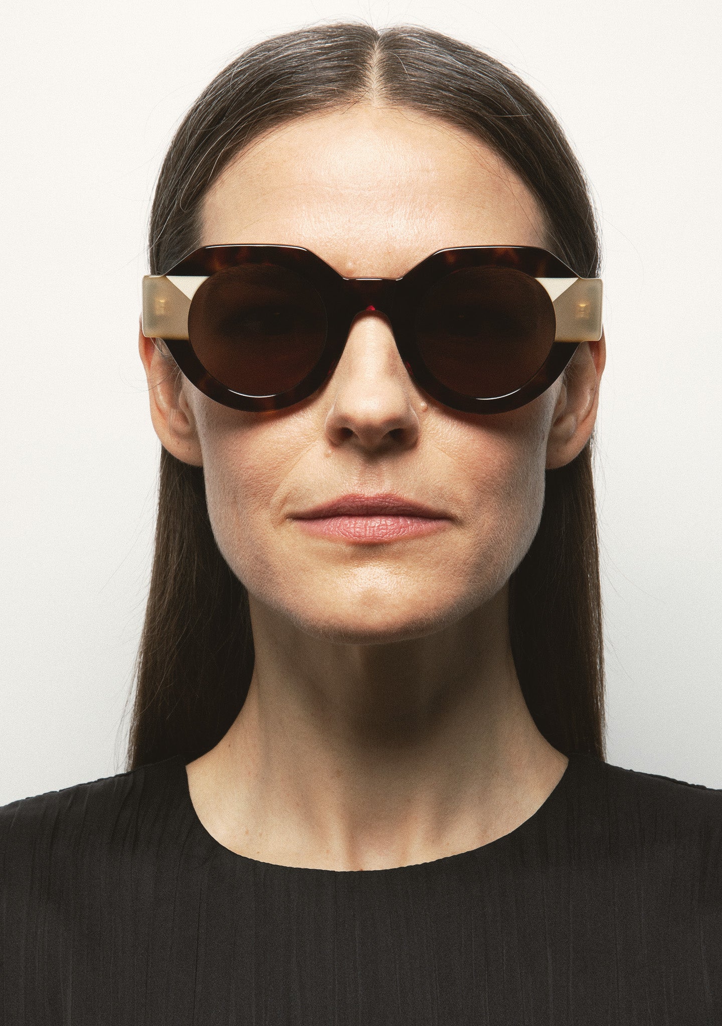 Gafas de Mujer - FOOTE - Translúcido beige y blanco