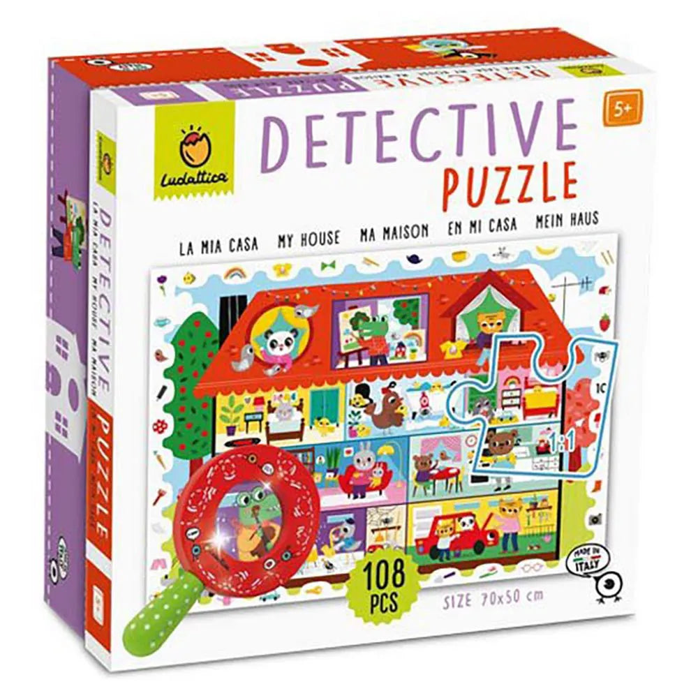 Ludattica Detective Puzzle En mi casa 5 anos CASADEFIERA.ES Casa de Fieras