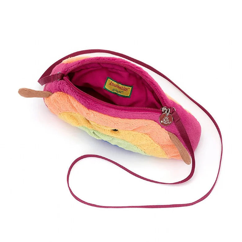 Bolso - Arcoíris peluche