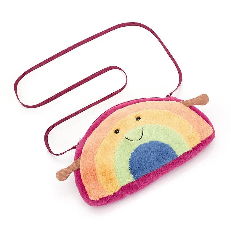 Bolso - Arcoíris peluche