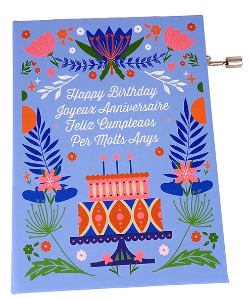 Caja musical regalo - Happy Birthday