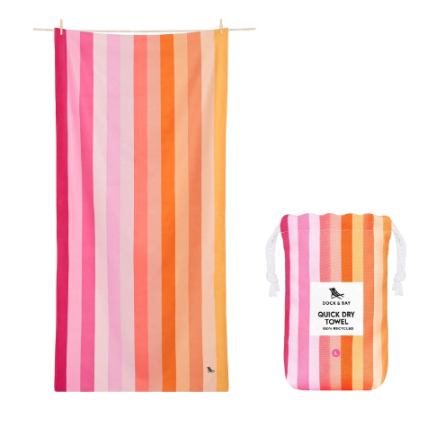 Toalla - Rayas - Miami Sorbet