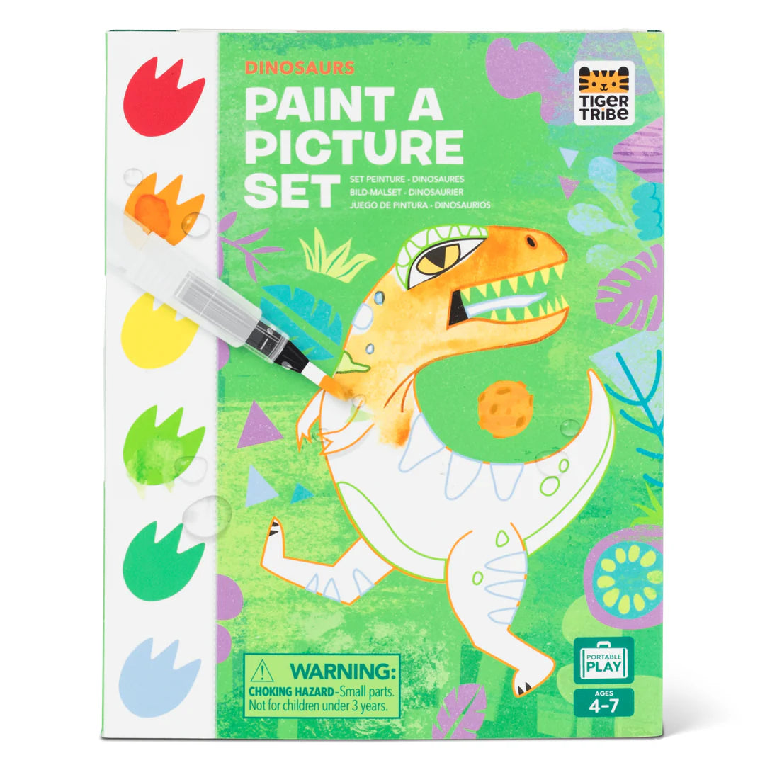 Set de Pintura - Acuarela - Dino