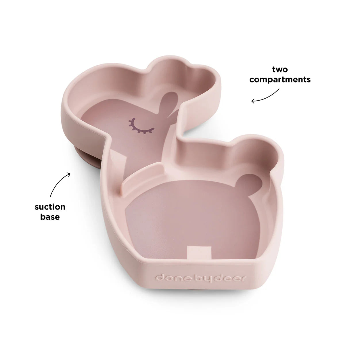 Plato de silicona - Lalee Rosa