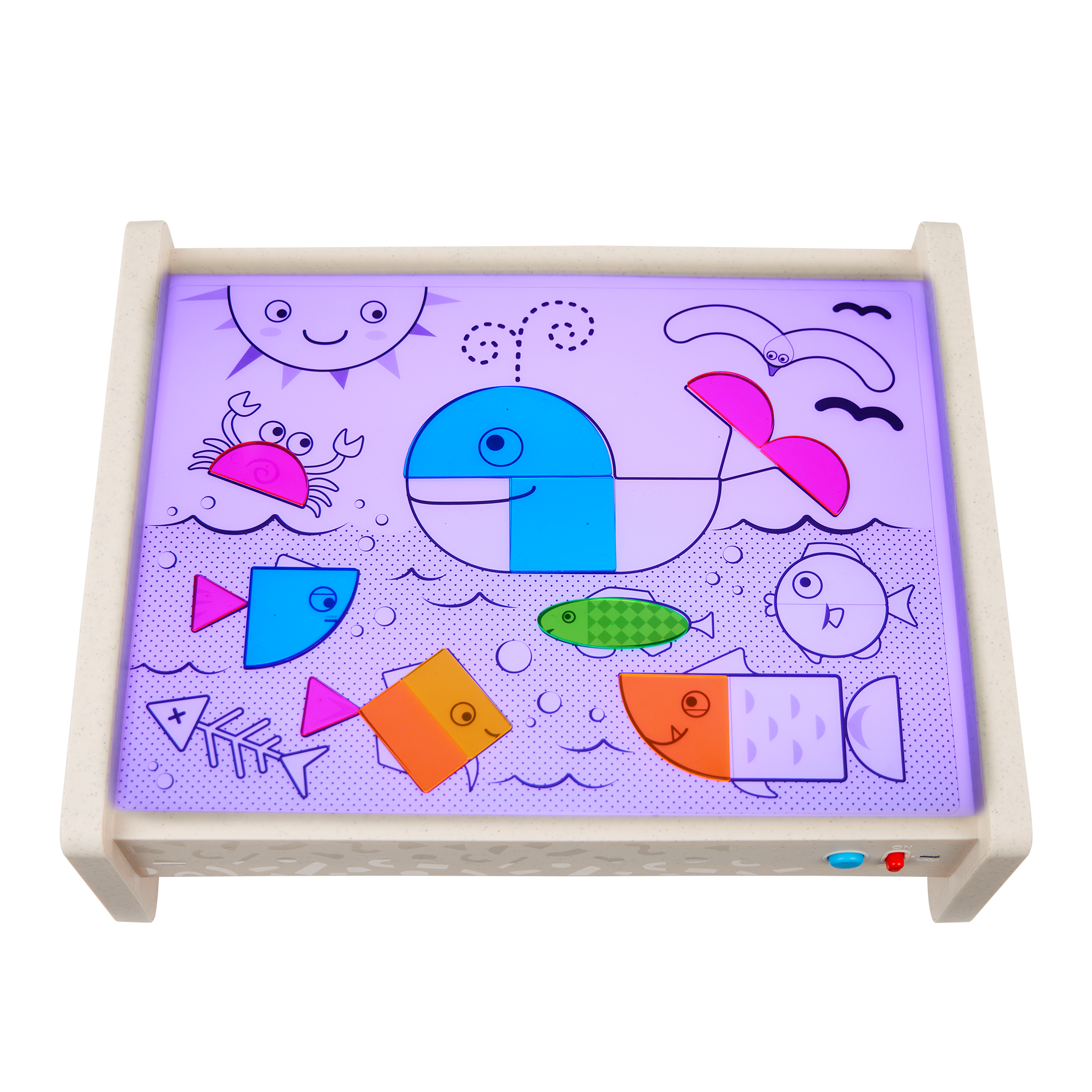 Mesa de Luz - Kit exploración educacional