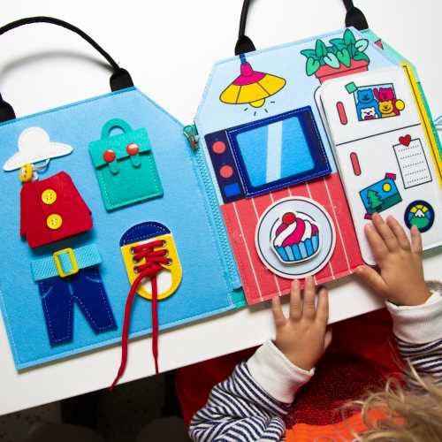 Kit de juego Montessori - Mi día