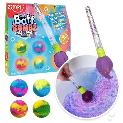 PINCEL MAGICO + 4 BOMBAS DE BAÑO