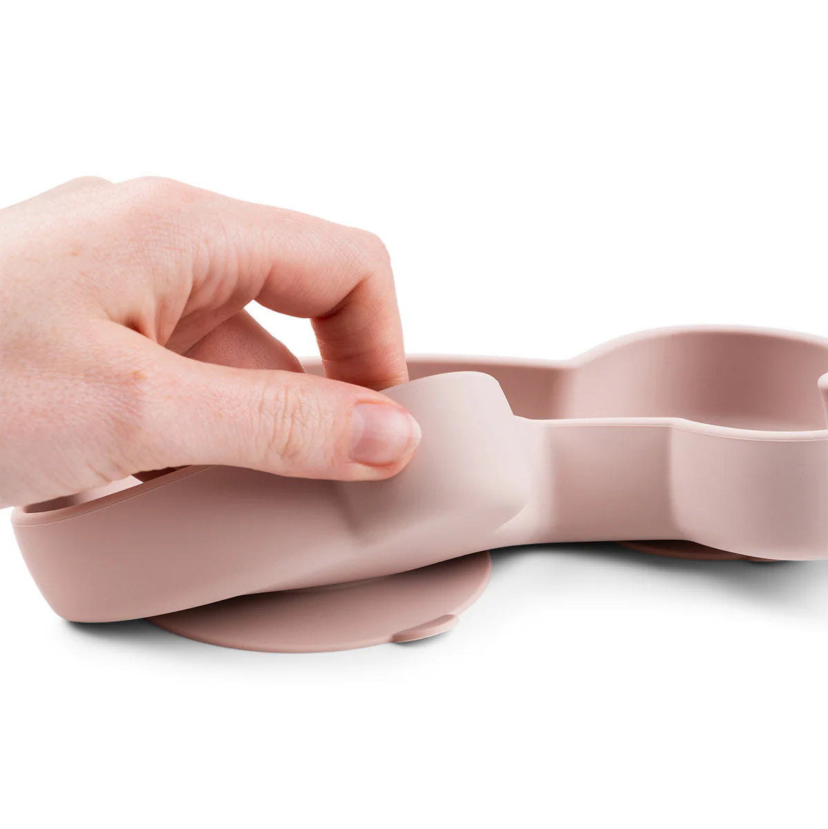 Plato de silicona - Lalee Rosa